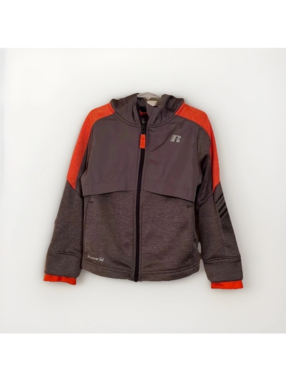 Boy’s Russell dri-power 360 zip up hoodie Size 4